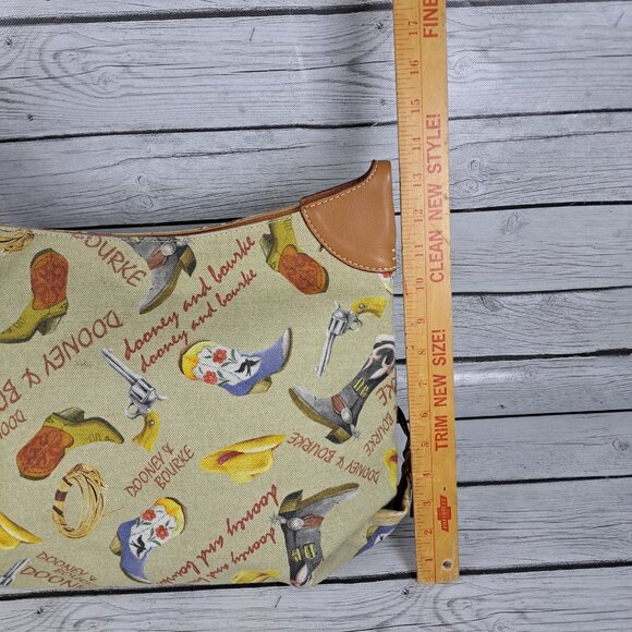 Dooney & Bourke Purse Western Cowboy Print - Picture 12 of 15